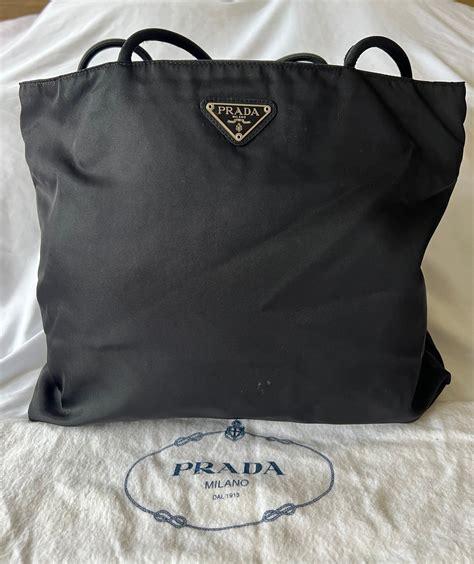 borsa grande prada nylon|prada nylon bag.